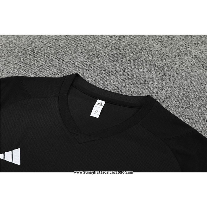 Tuta da Track Manchester United Manica Corta 2023 2024 Nero - Pantalon Corto